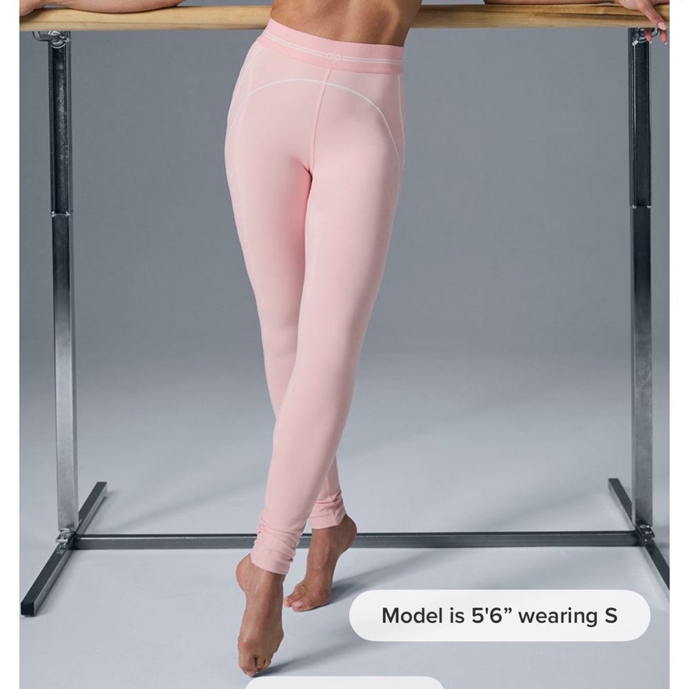 ALO ballet pink leggings